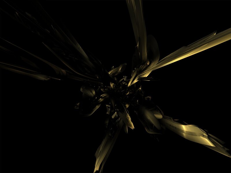 Golden Mechanical Structure — Black