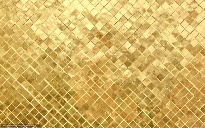 golden mosaic tile pattern