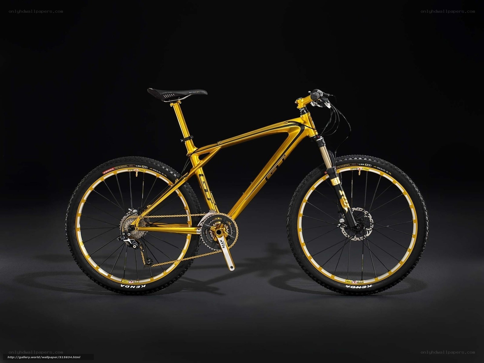 golden mountain bike