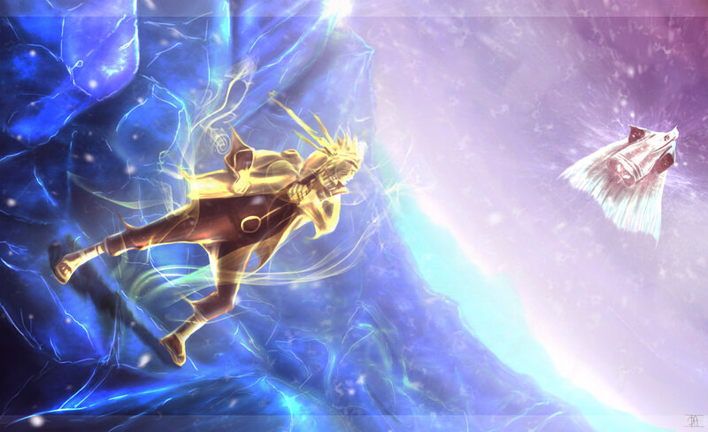 Golden Naruto Character — Blue