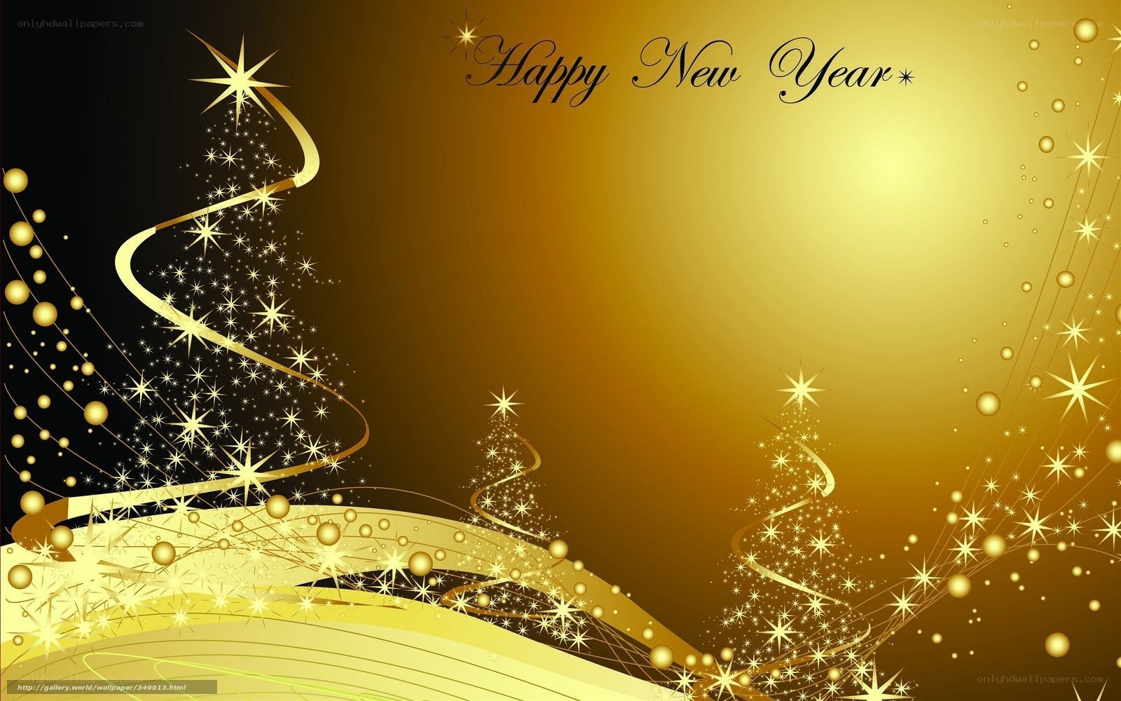 Golden New Year celebration