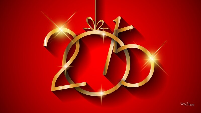 Golden Number 2015 Ornament