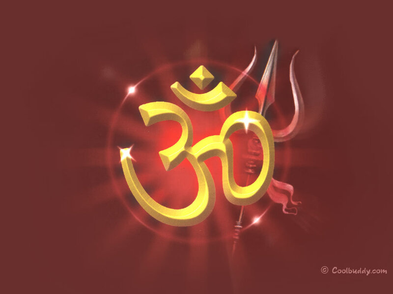 Golden Om Symbol