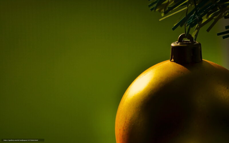 golden ornament on green background
