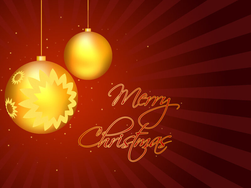 Golden Ornaments Hanging