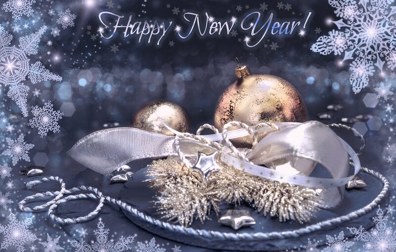 Golden Ornaments on Plate