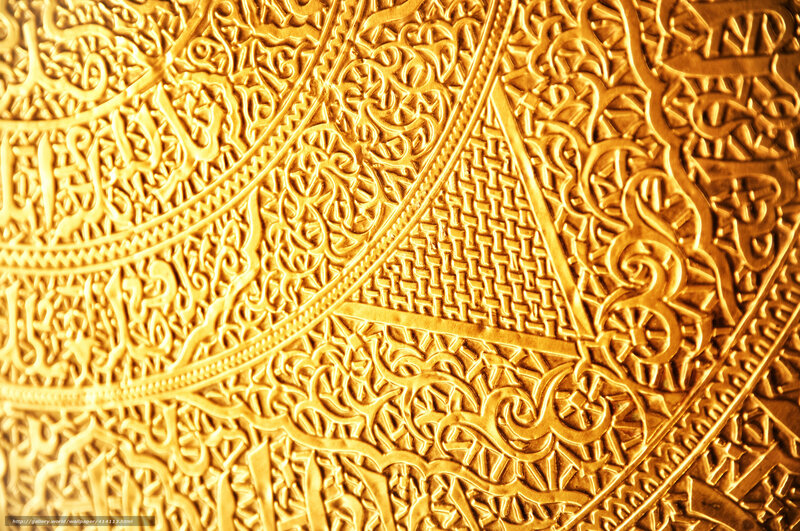 Golden Ornate Metalwork — Gold