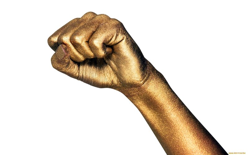 Golden Painted Fist