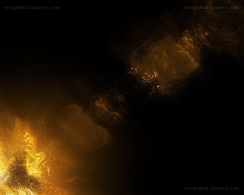 golden particles in dark space