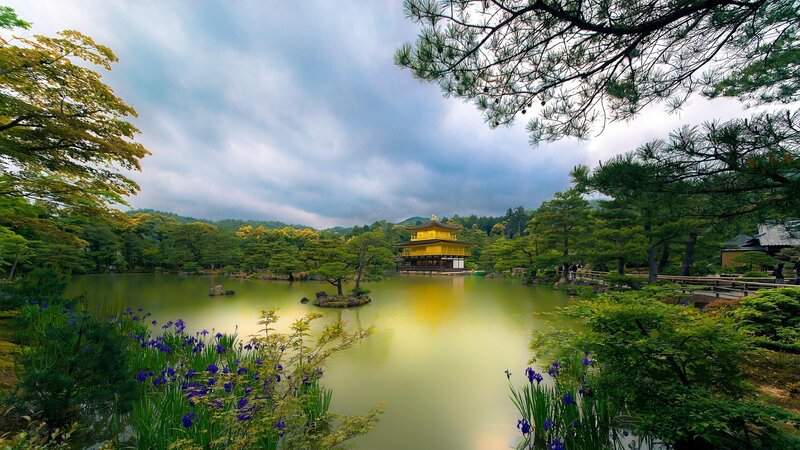 Golden Pavilion on Lake