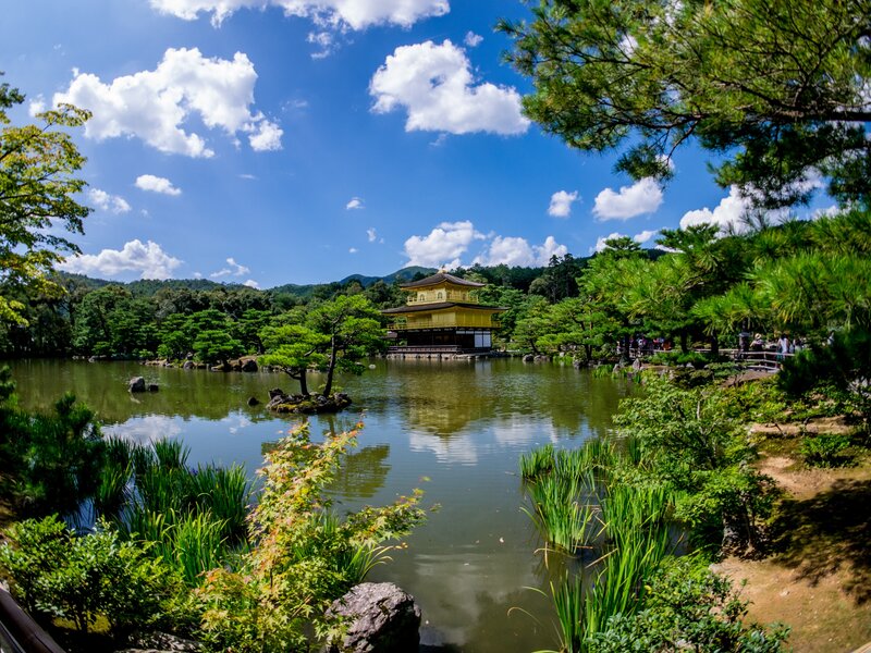 Golden Pavilion Temple — Blue