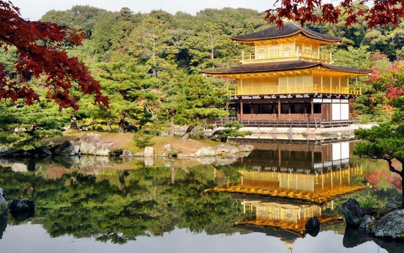 Golden Pavilion Temple — Gold, Serene, Autumn