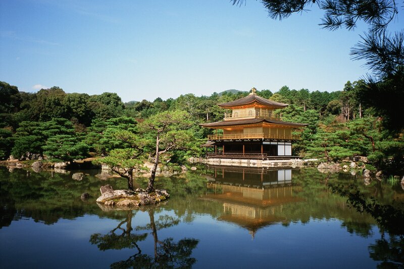 Golden Pavilion Temple — Mountain