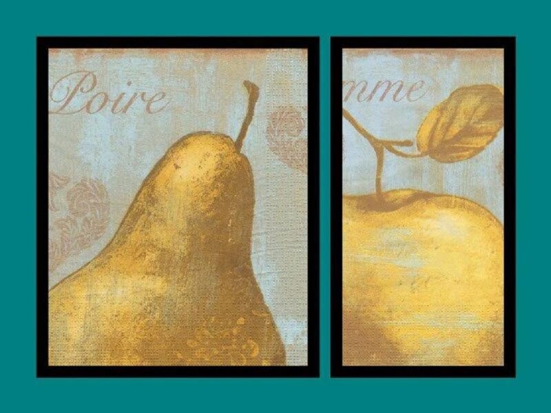 Golden Pear Illustration