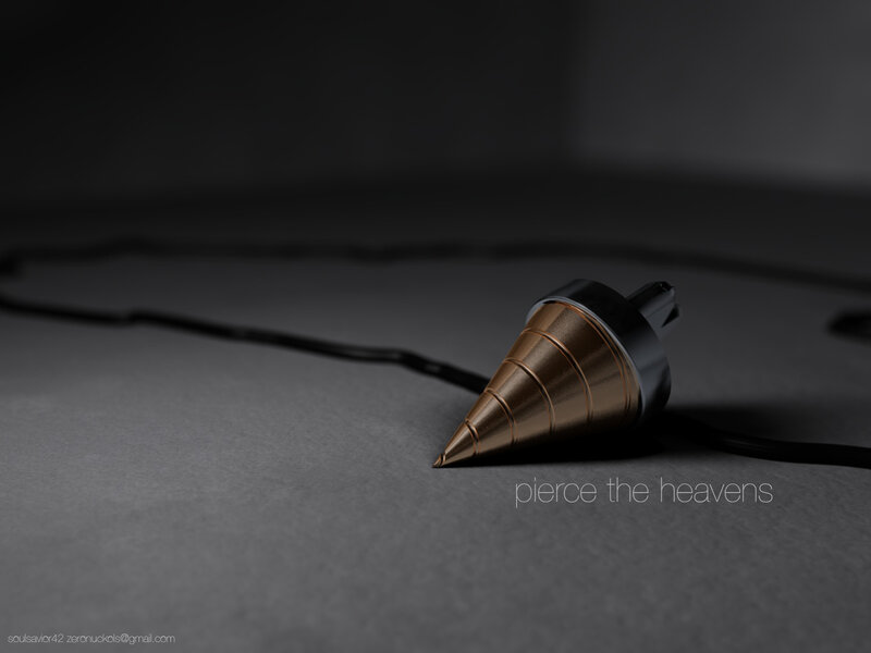 Golden Pendulum on Floor