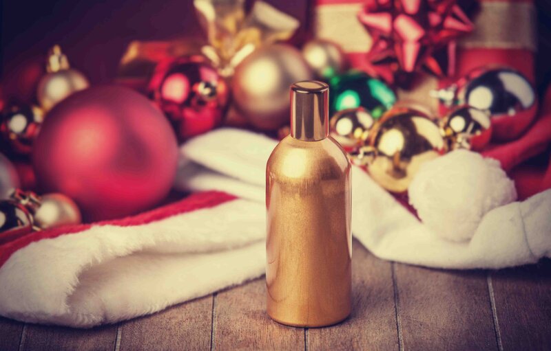 Golden Perfume Bottle