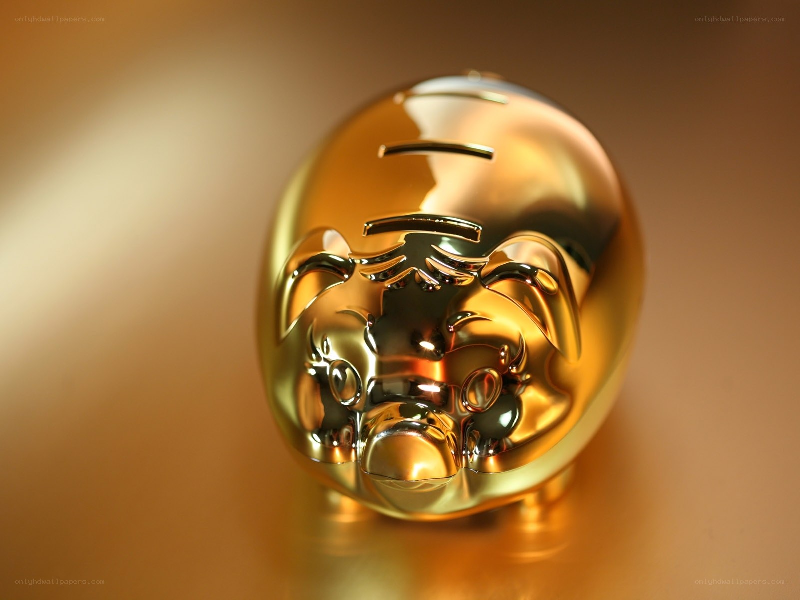 golden piggy bank