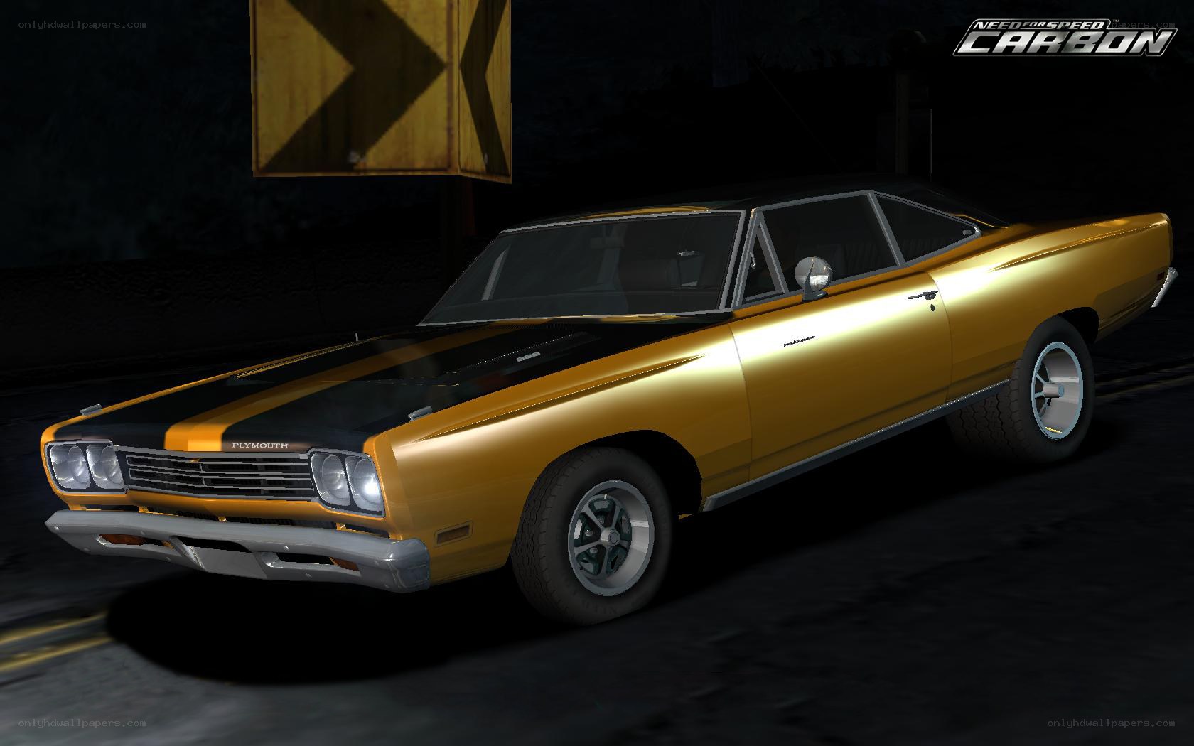 Golden Plymouth Road Runner