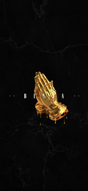 Golden Praying Hands