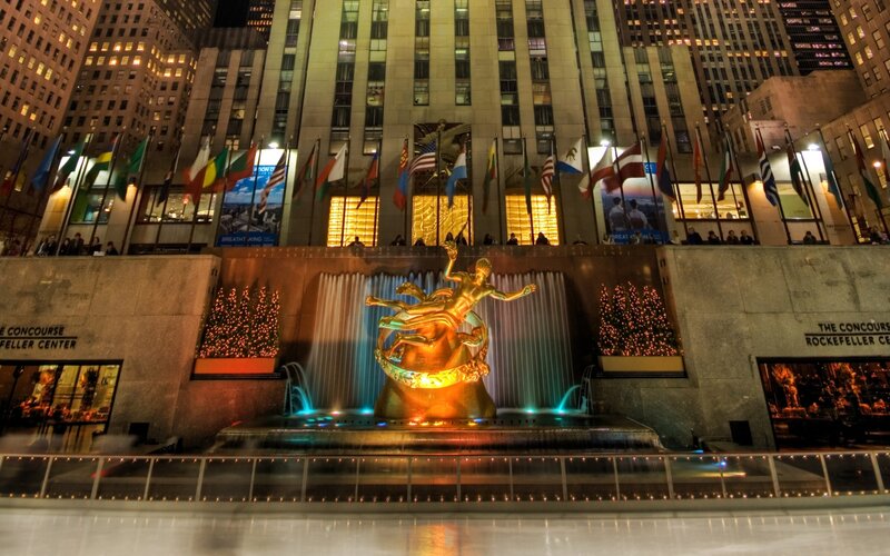Golden Prometheus Statue — Gold