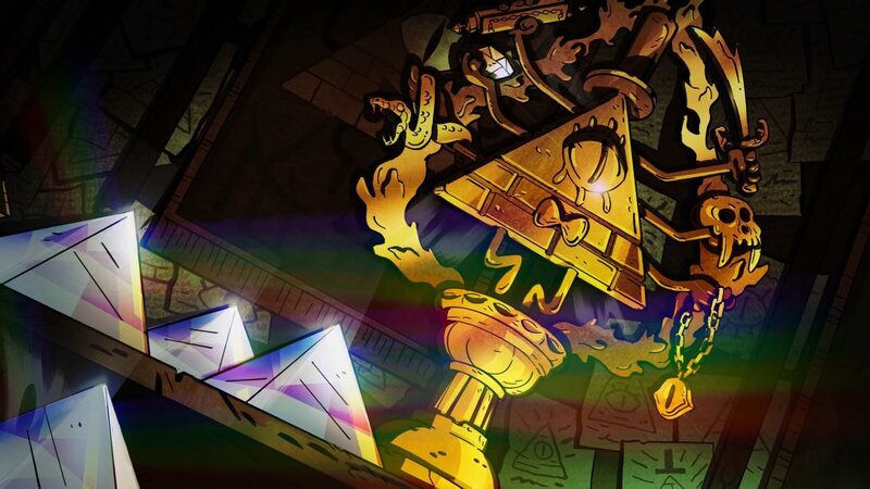 Golden Pyramid Artifact — Gold