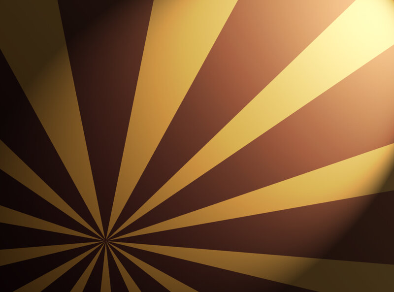 golden radial burst pattern