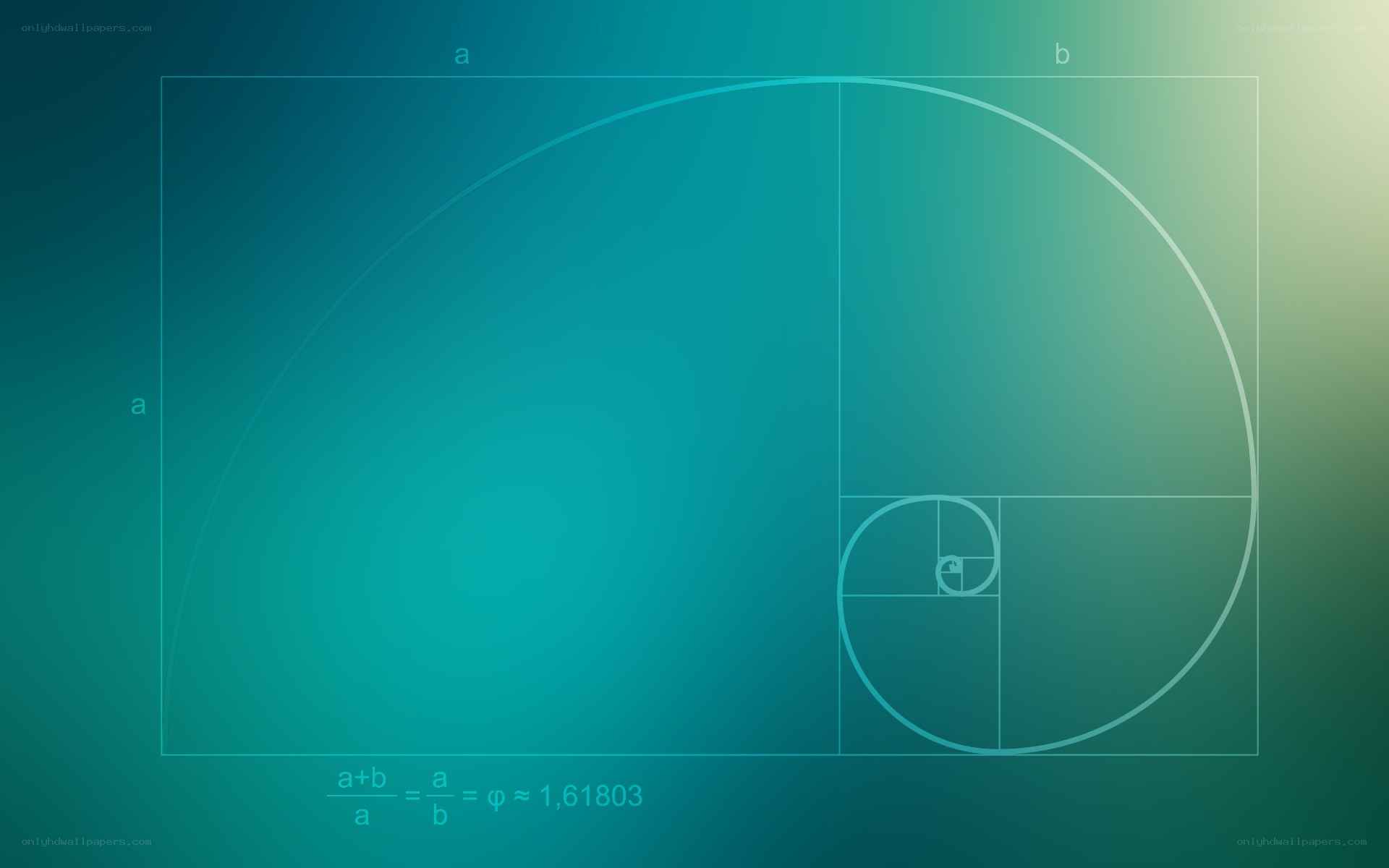 Golden Ratio Spiral