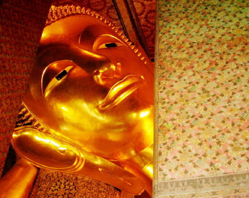 Golden Reclining Buddha — Gold