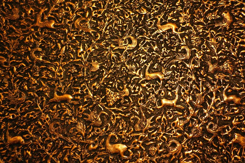 Golden Relief Carving