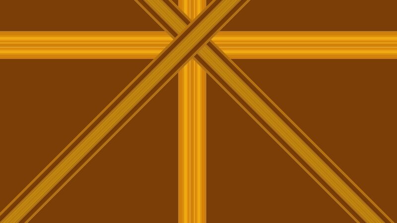 Golden Ribbon Pattern