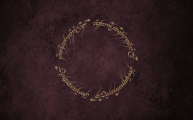 Golden Ring of Text — Brown