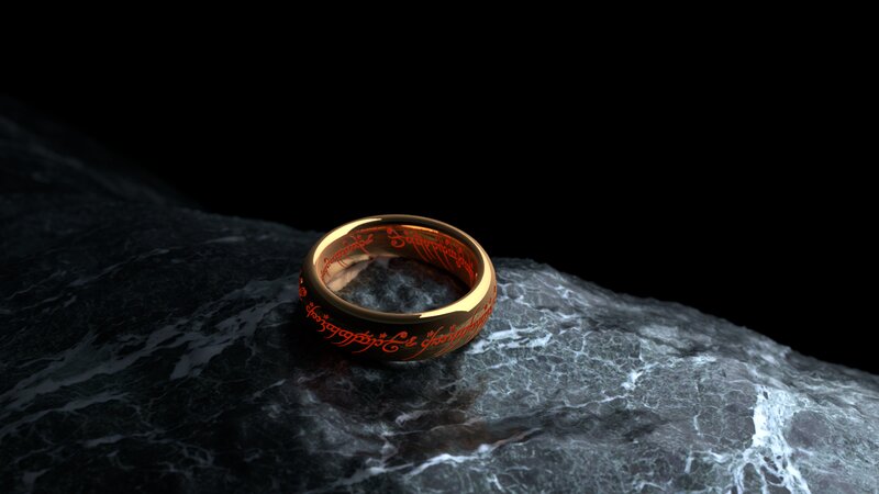 Golden Ring on Rock