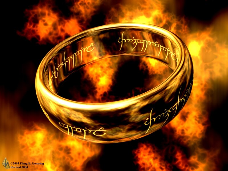 Golden Ring with Inscriptions