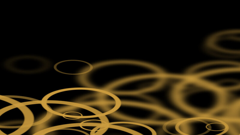 Golden Rings on Black