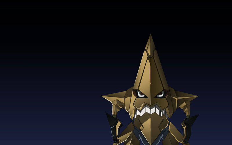 Golden Robot Character — Gold, Dramatic