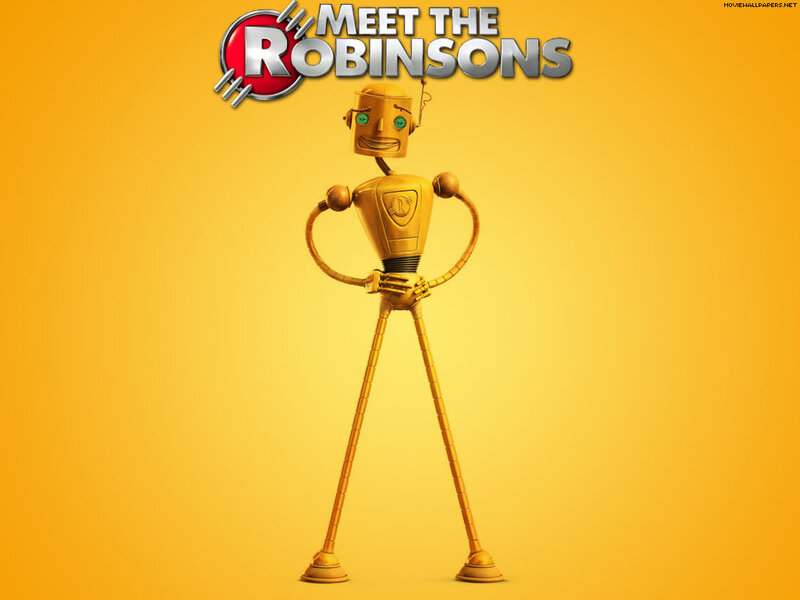 Golden Robot Character — Yellow