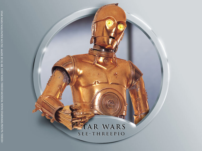 Golden Robot Droid — Gold, Neutral