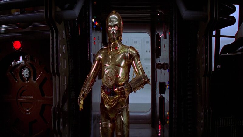 Golden Robot Droid