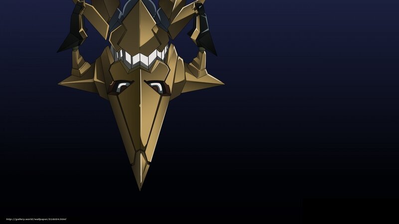 golden robot head