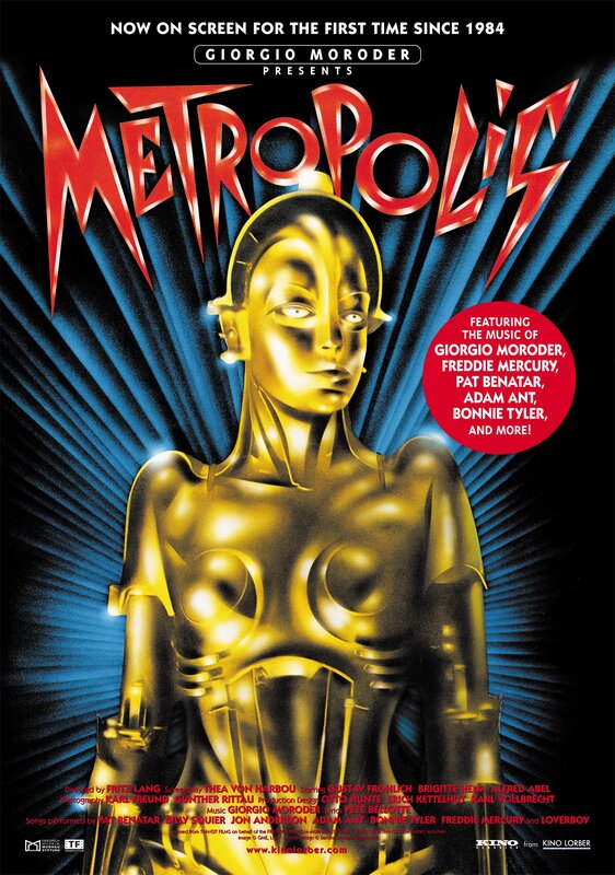 Golden Robot Statue — Black