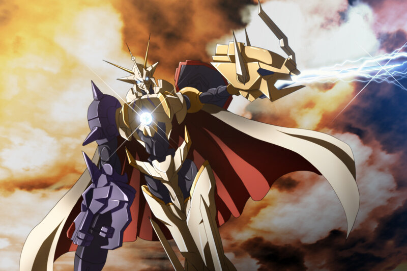 Golden Robot Warrior — Gold, Dramatic