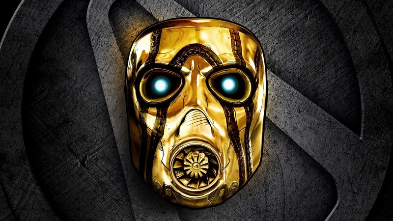 golden robotic mask