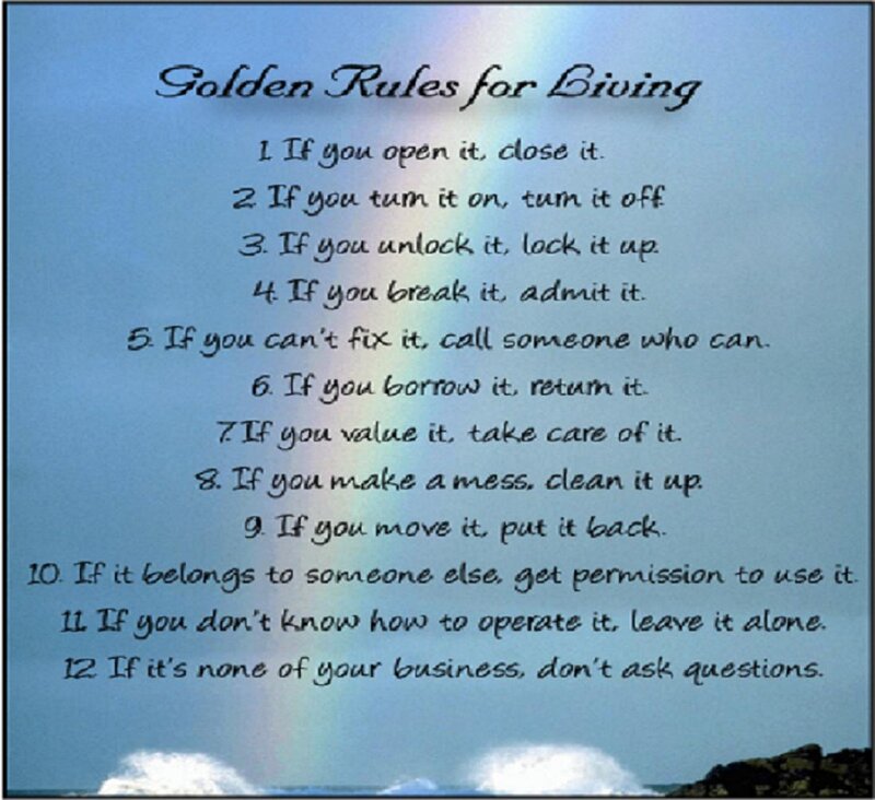 Golden Rules Text