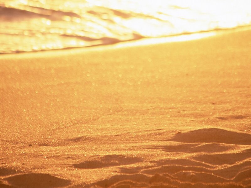 Golden Sand at Beach