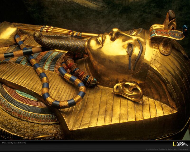 Golden Sarcophagus of Tutankhamun — Gold