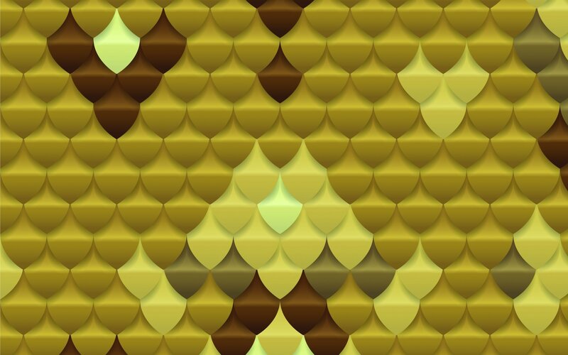 golden scale pattern