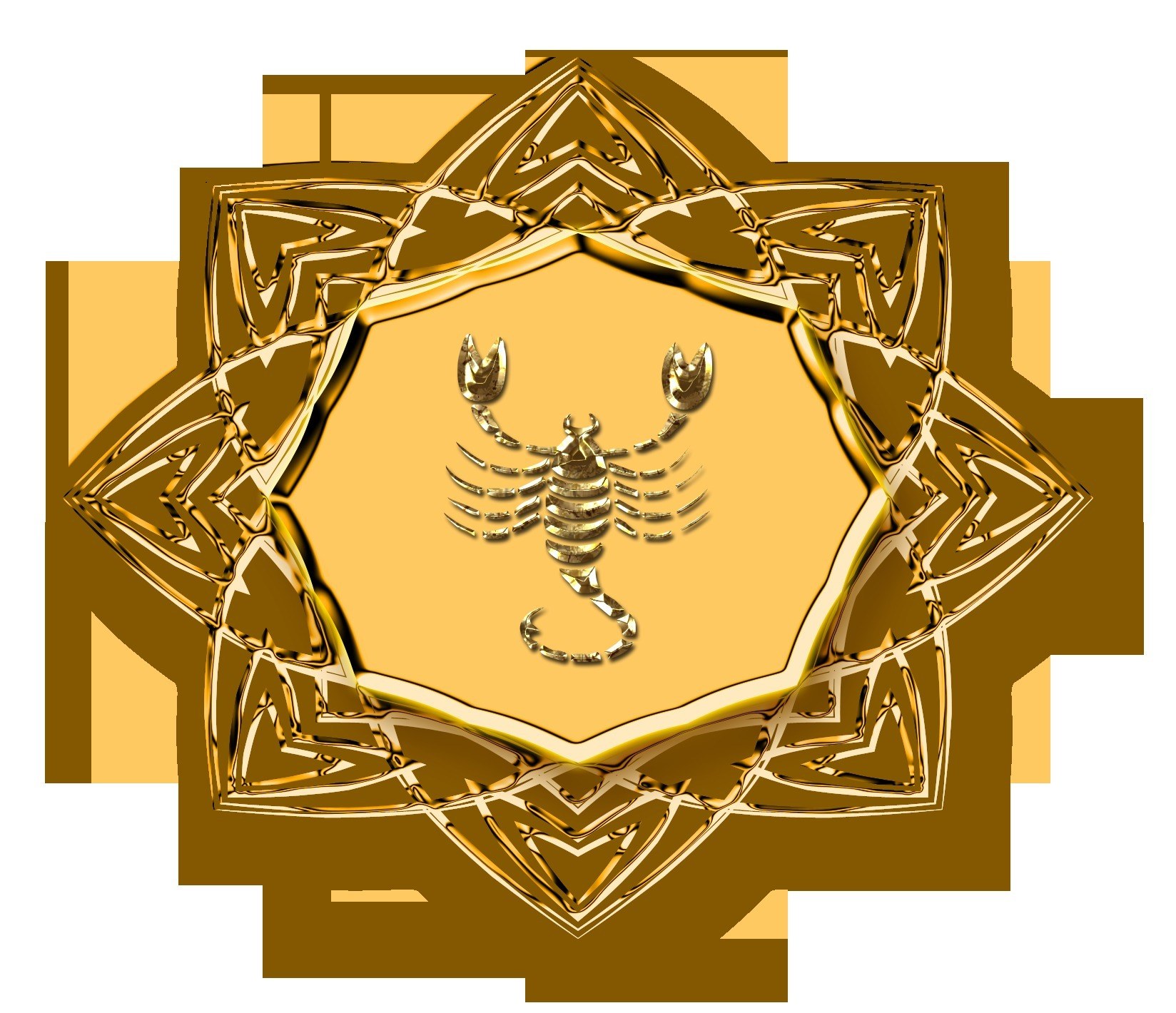 golden scorpion emblem