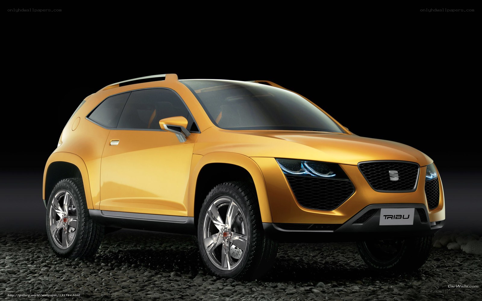Golden SEAT Tribu concept car