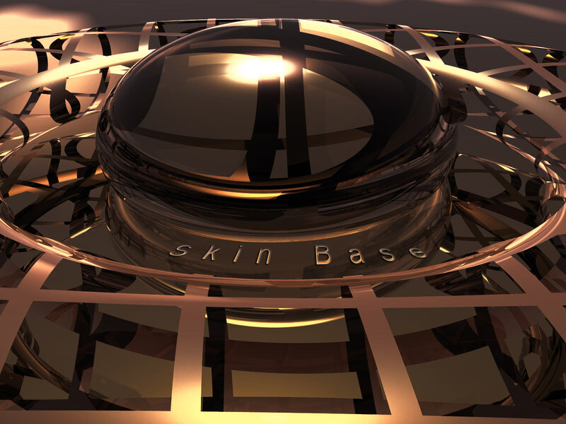 golden skin base container
