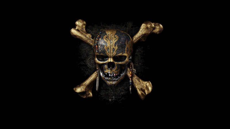 Golden Skull and Bones